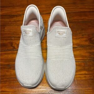 Skechers Martha Stewart Women's Cream Slip-On Shoes